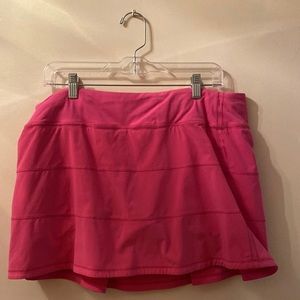 Sonic pink lululemon pace rival tennis skirt